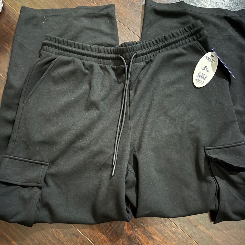 Scoop,Black Cargo-Jogger XL